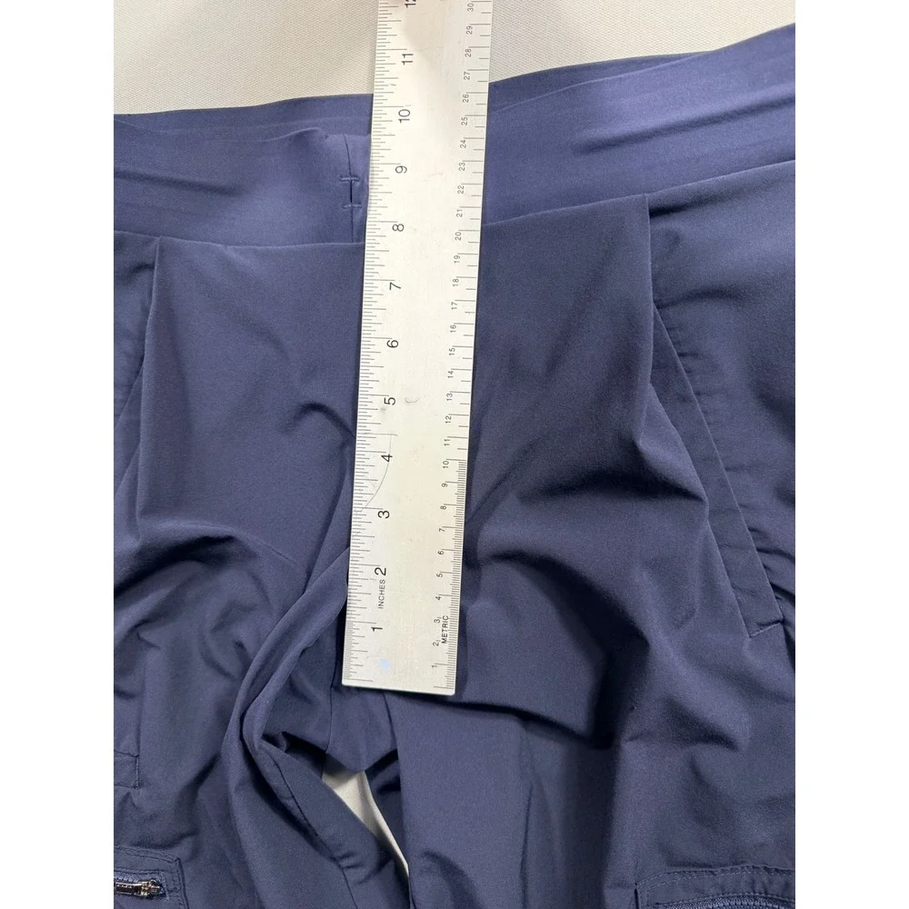 Athleta Venture Cargo Joggers Navy Blue Lightweight Hiking Pants Size 2